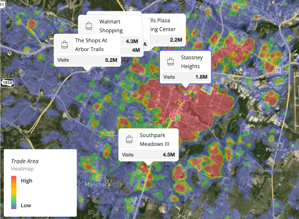 Stassney Heights map