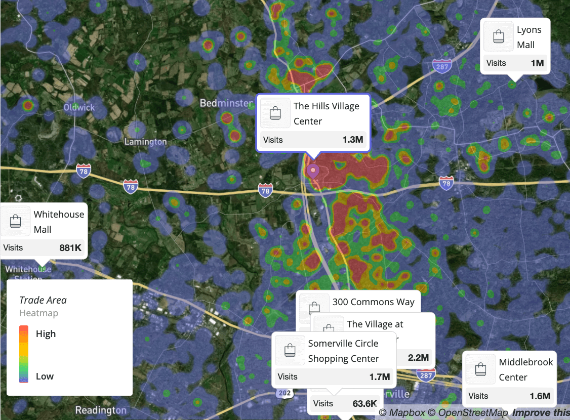 The Hills Village Center Map