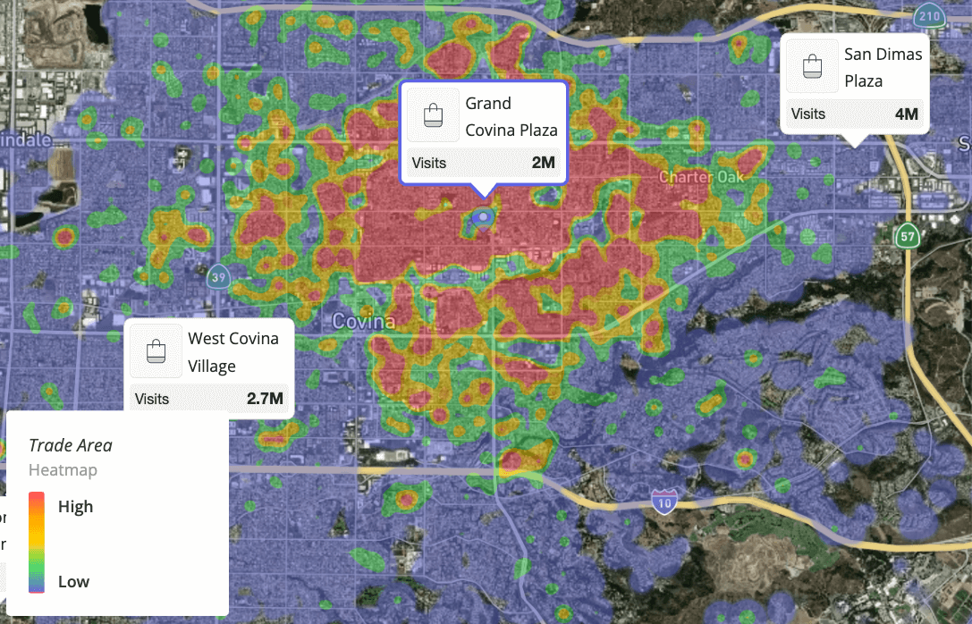 Grand Covina Trade Map
