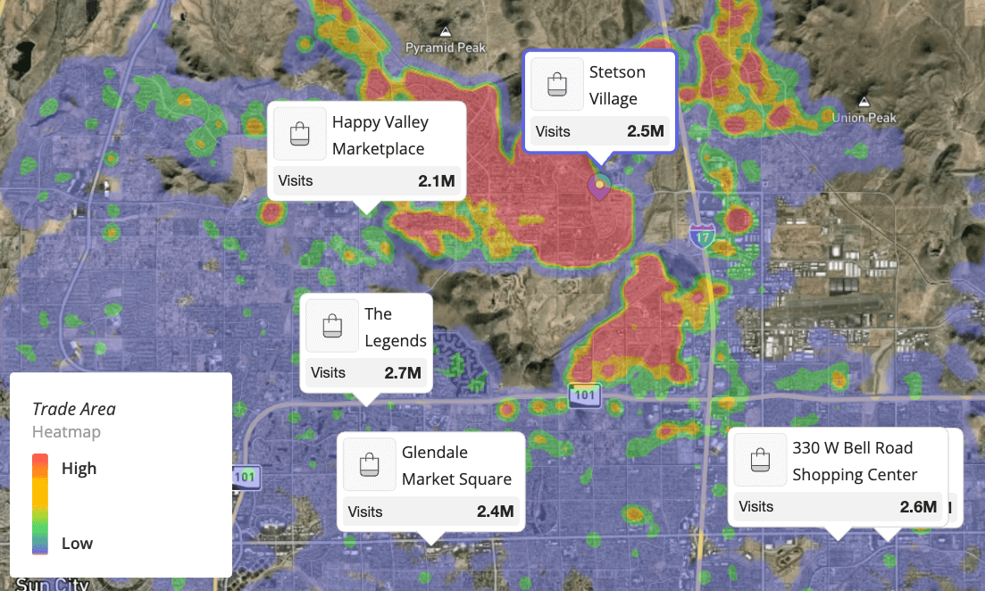 Stetson Village map